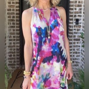 Colorful Sleeveless Dress
